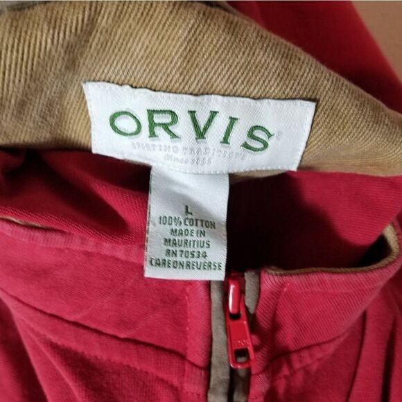 Orvis 1/4 Zip Pullover Sweater Size Large - Picture 5 of 5